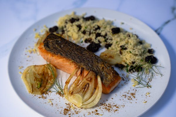 a plate of food