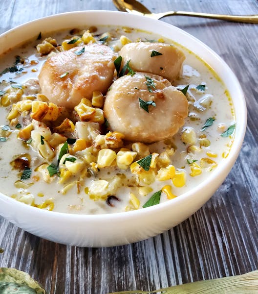 a bowl of food on a plate