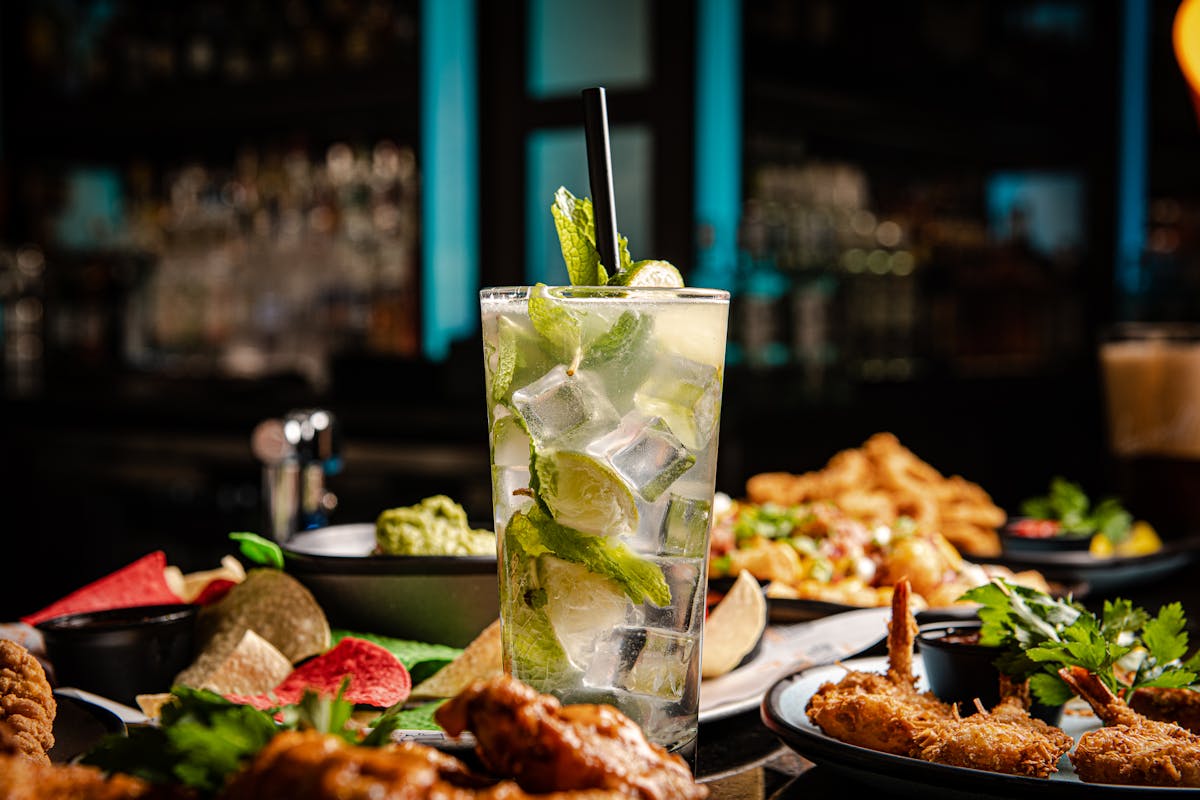 a close up of food on a table