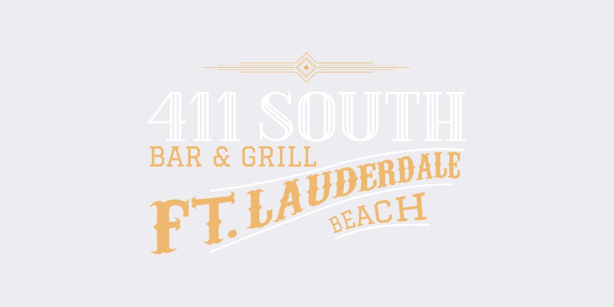 411 South Bar & Grill restaurant logo - View nutrition facts, calories, and macros for menu items at 411 S Fort Lauderdale Beach Blvd, Fort Lauderdale, FL 33316