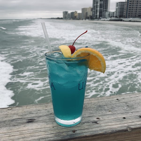 Mermaid Lemonade Crabby Joe S Seafood Restaurant Sunglow Pier Daytona Beach Florida