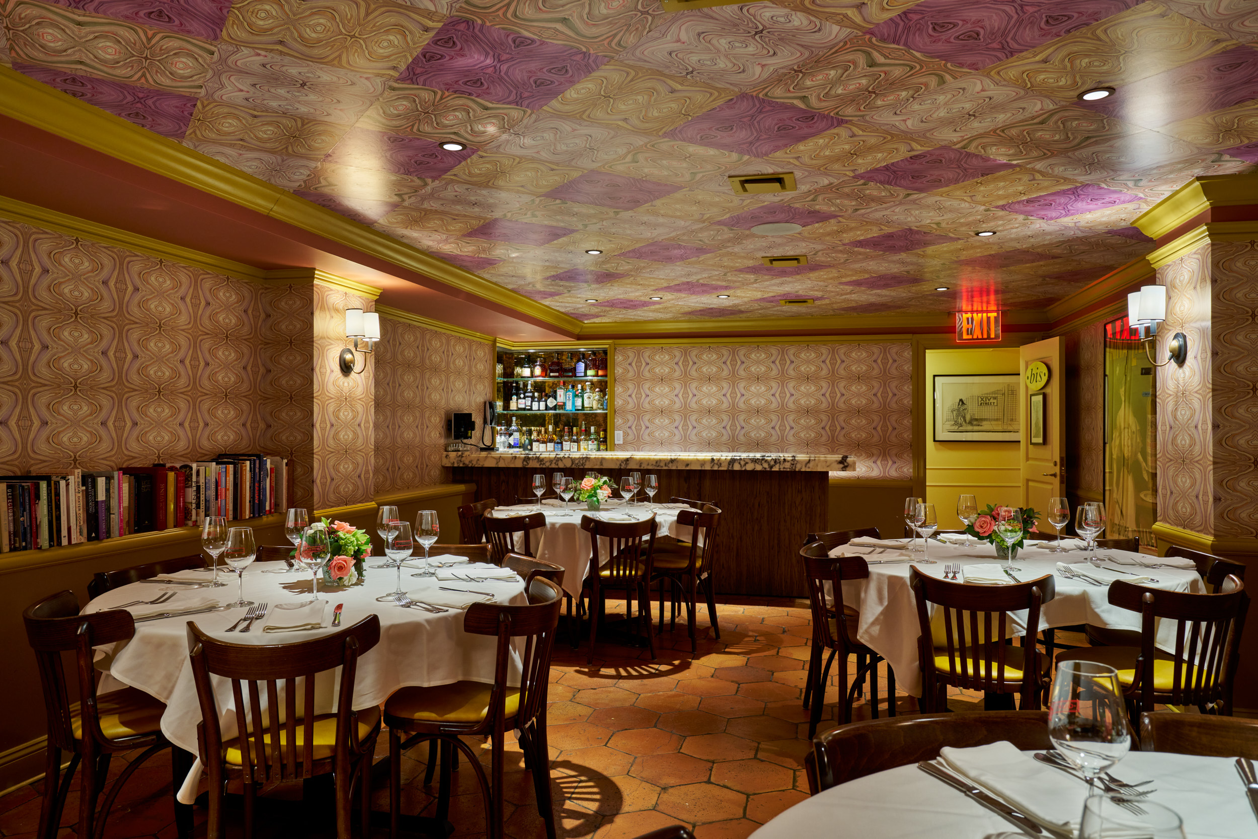 a dining room