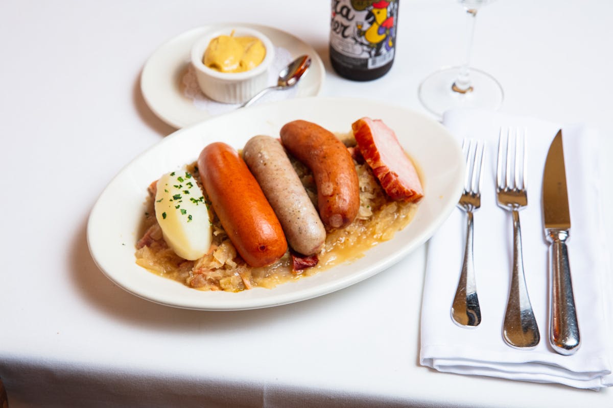 a plate of food
