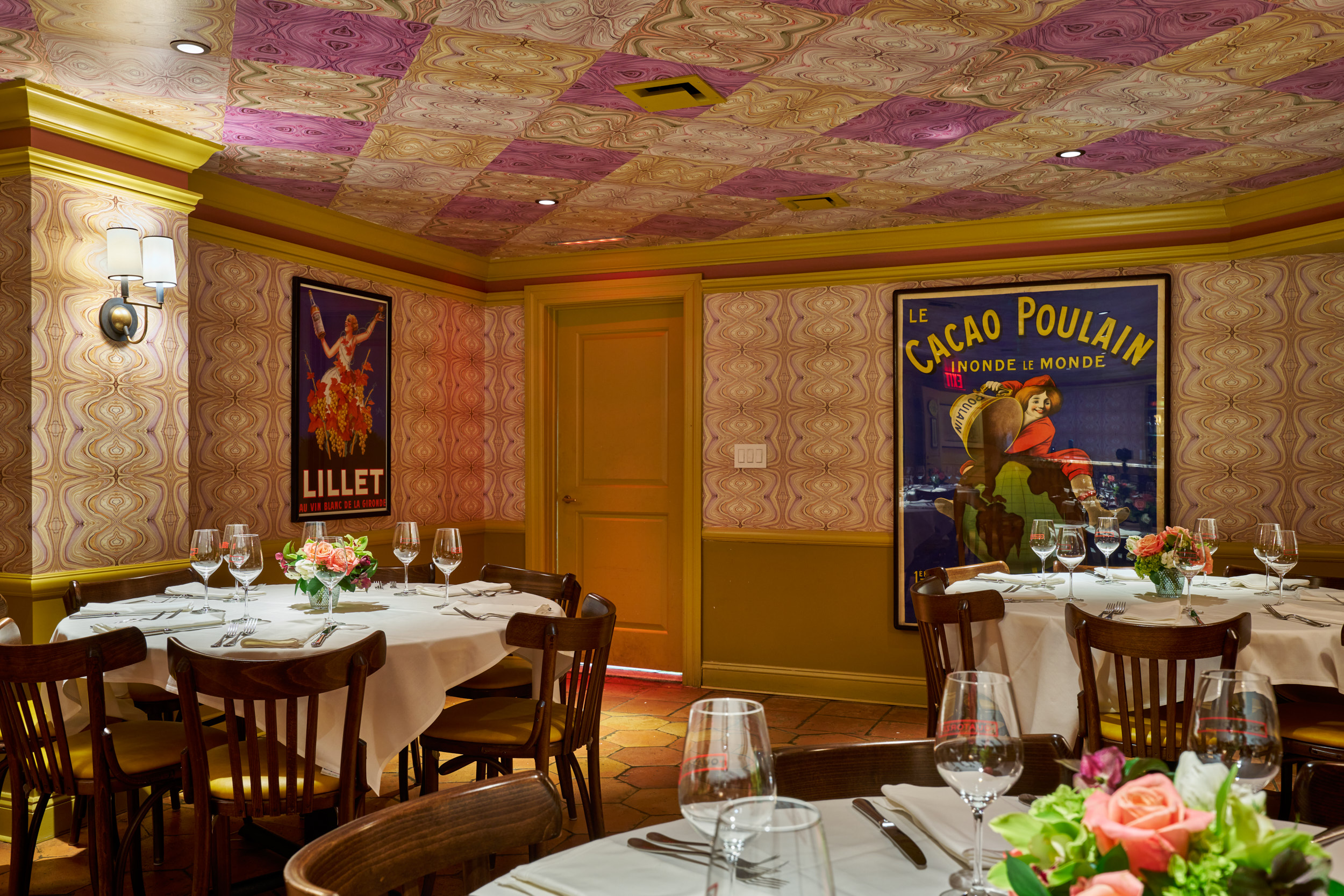 a dining room