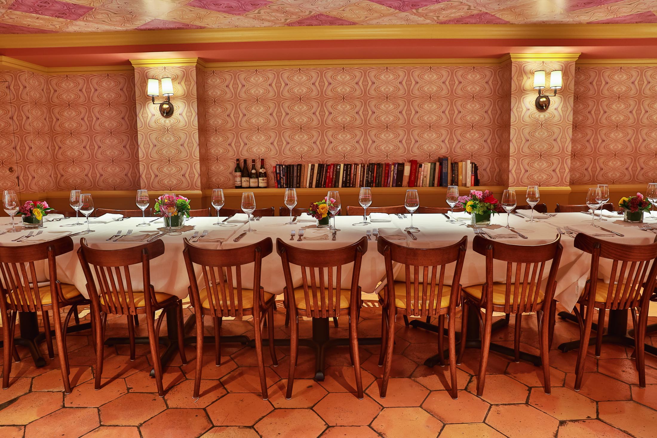a dining room table