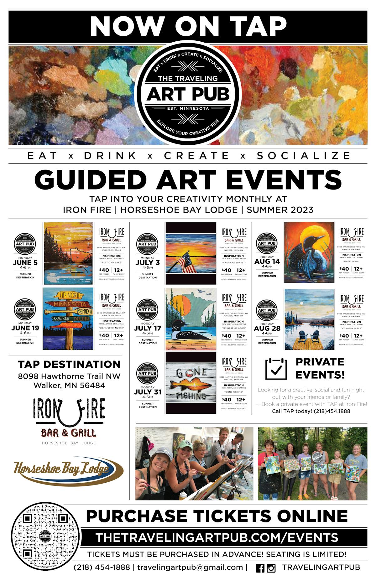 The Traveling Art Pub Horseshoe Bay Lodge Familyowned resort