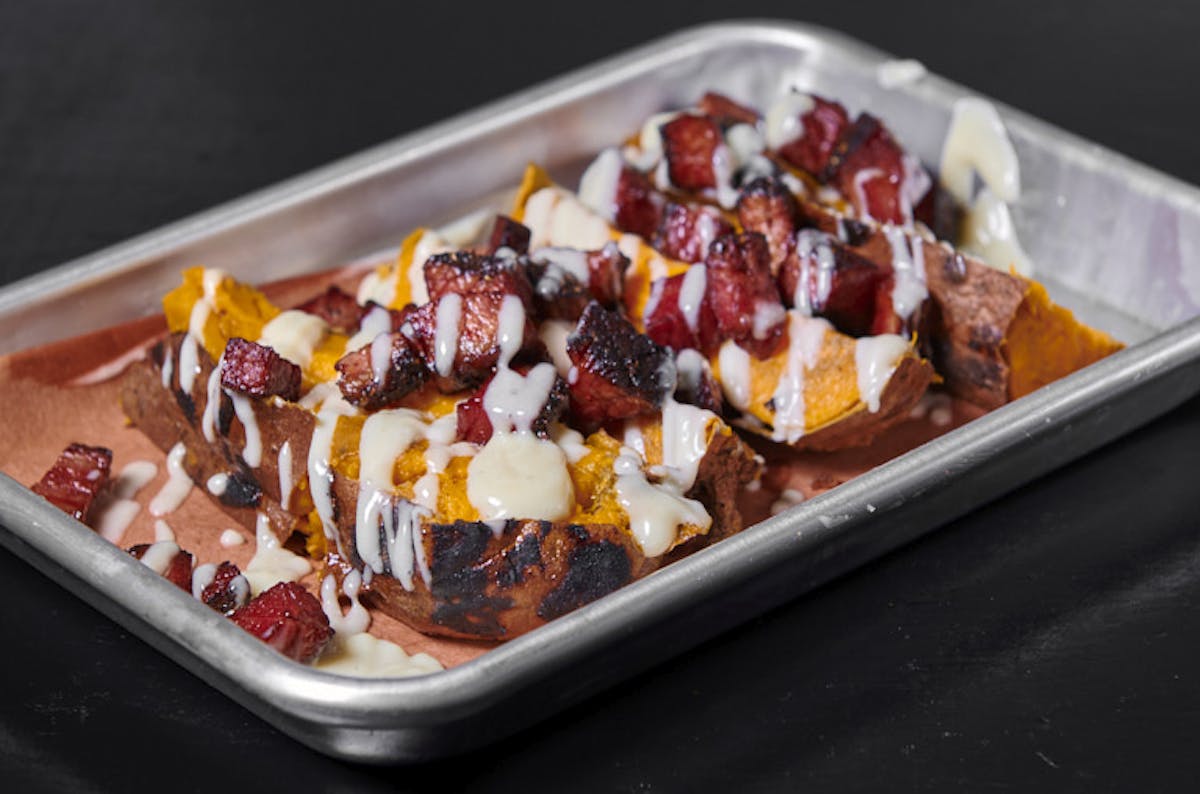 meat and fries on a plate