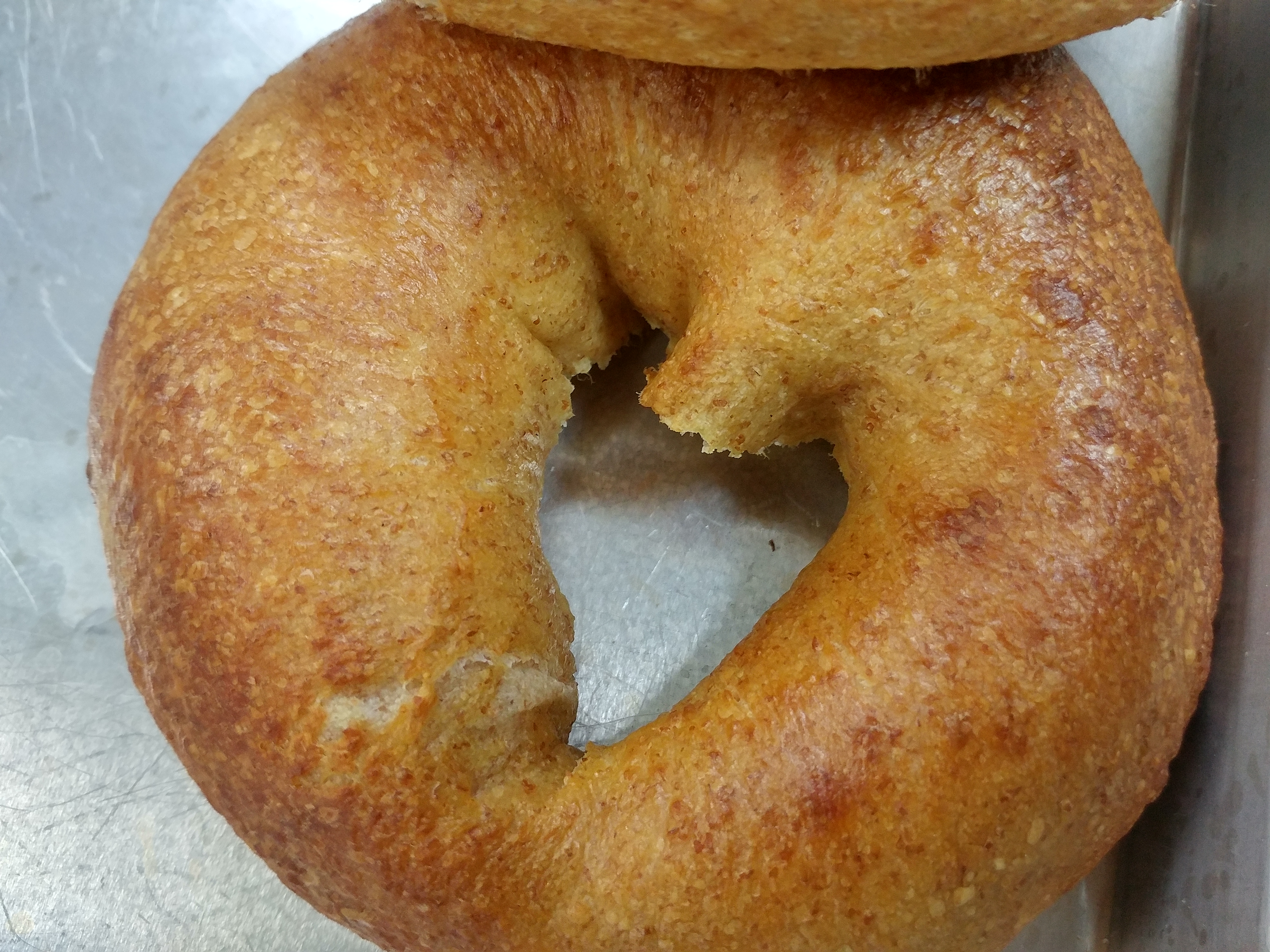 heart bagel