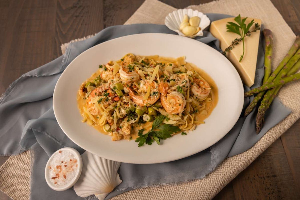 pasta in a plate