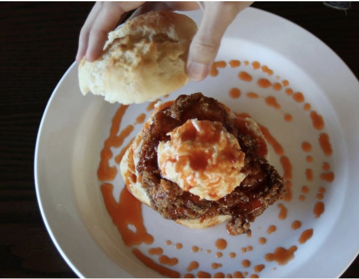 food on a plate