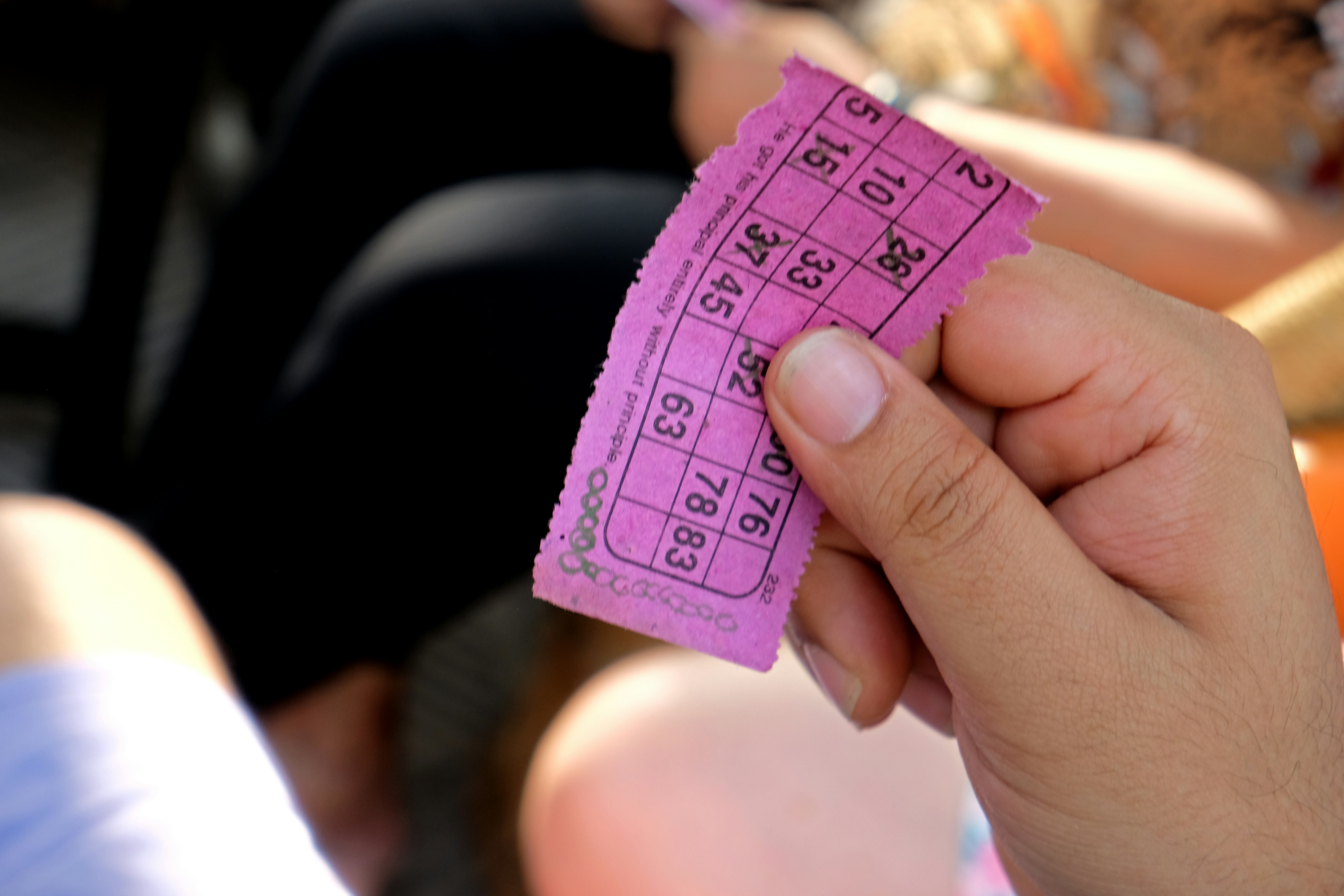 a bingo ticket