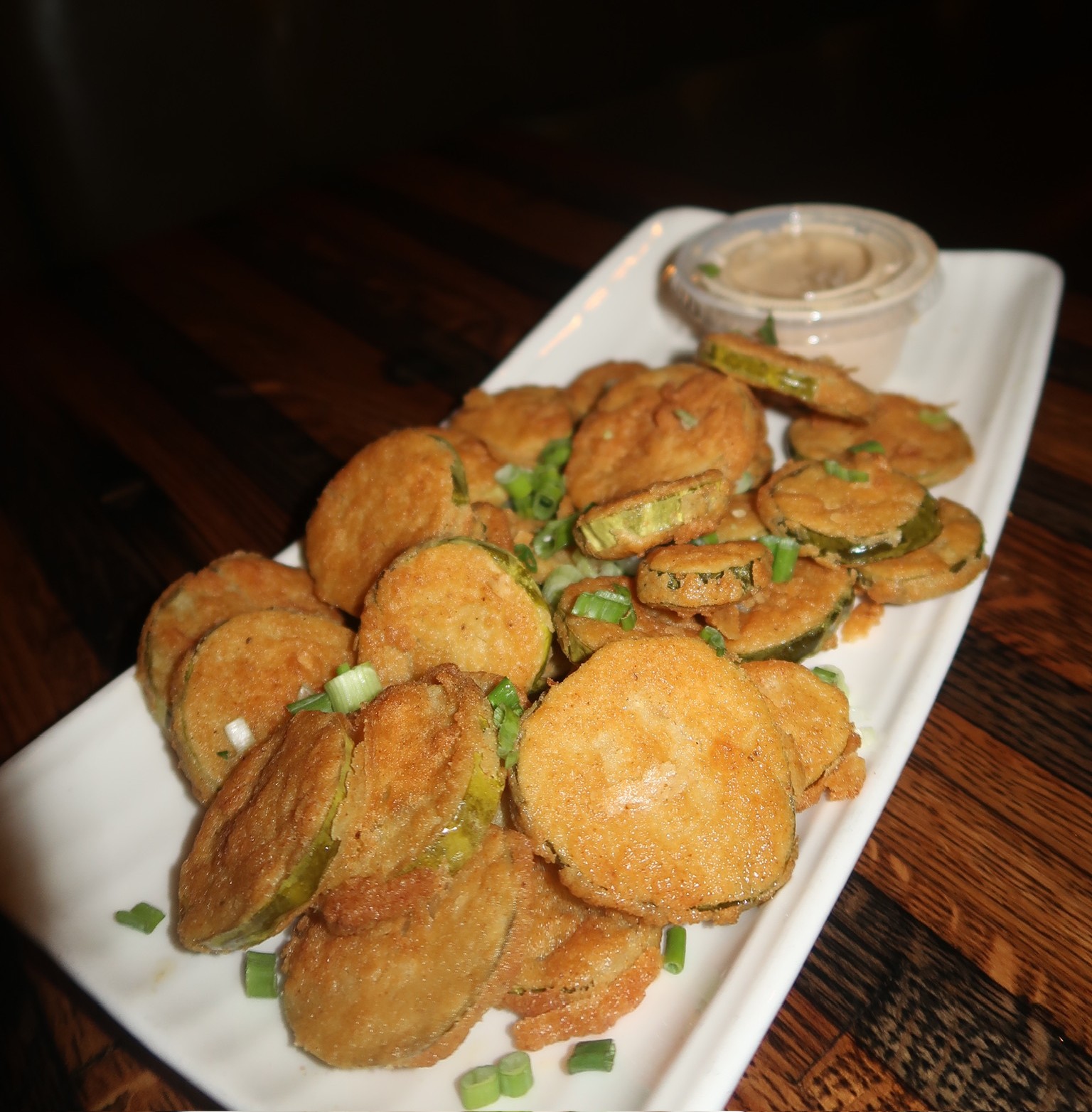 a plate of fried food
