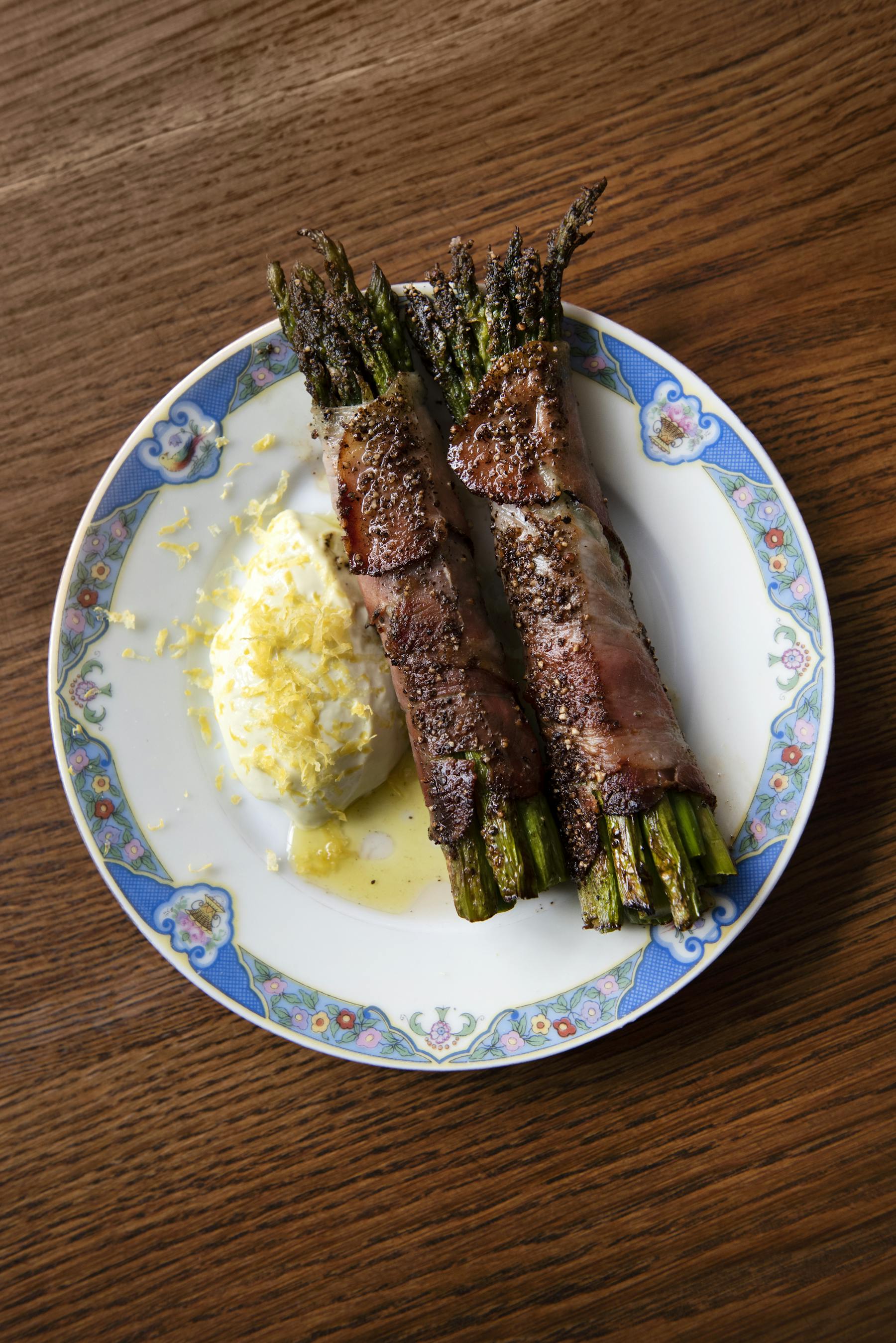 a plate of food with a fork and knife