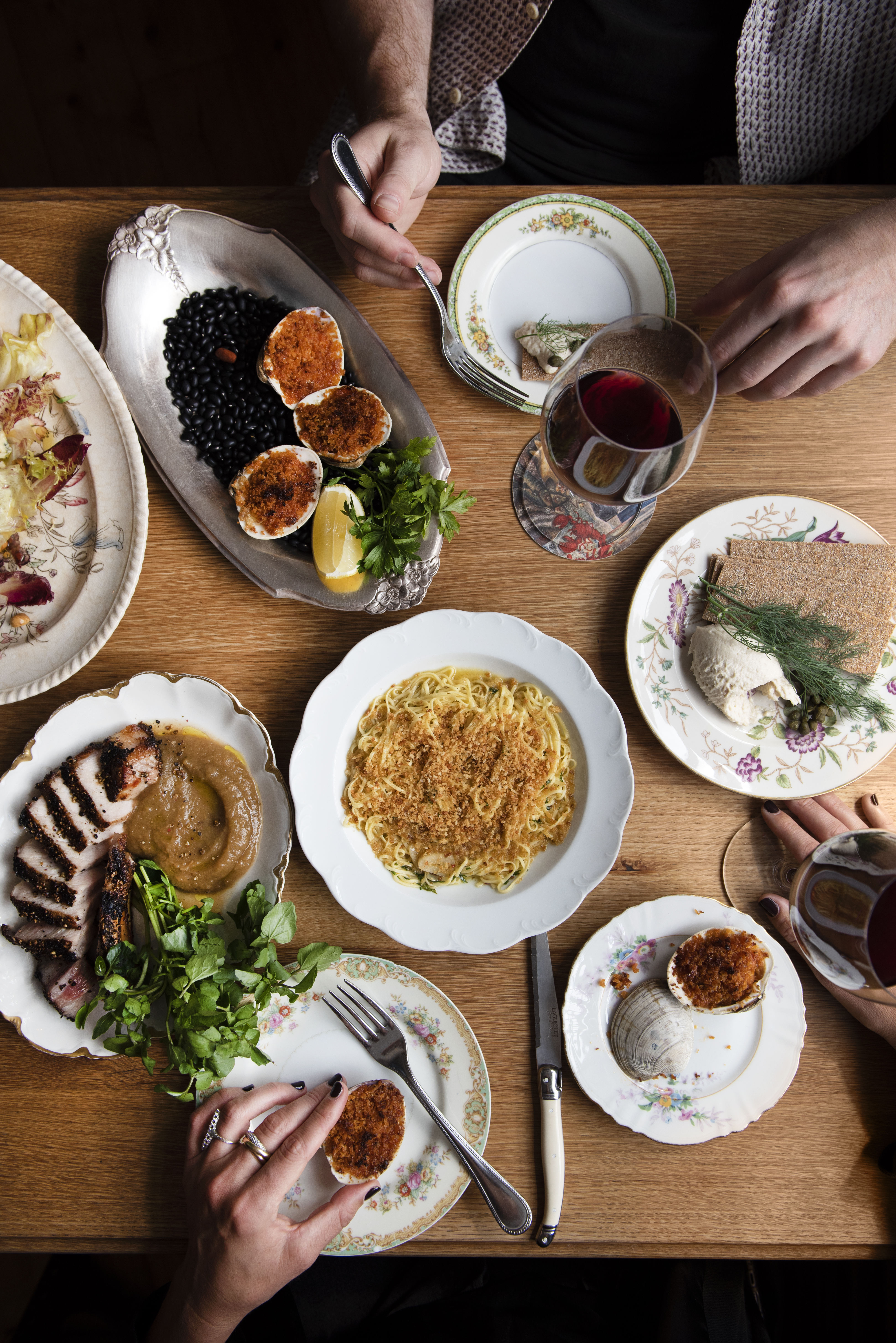 Anton's NYC West Village Table Spread