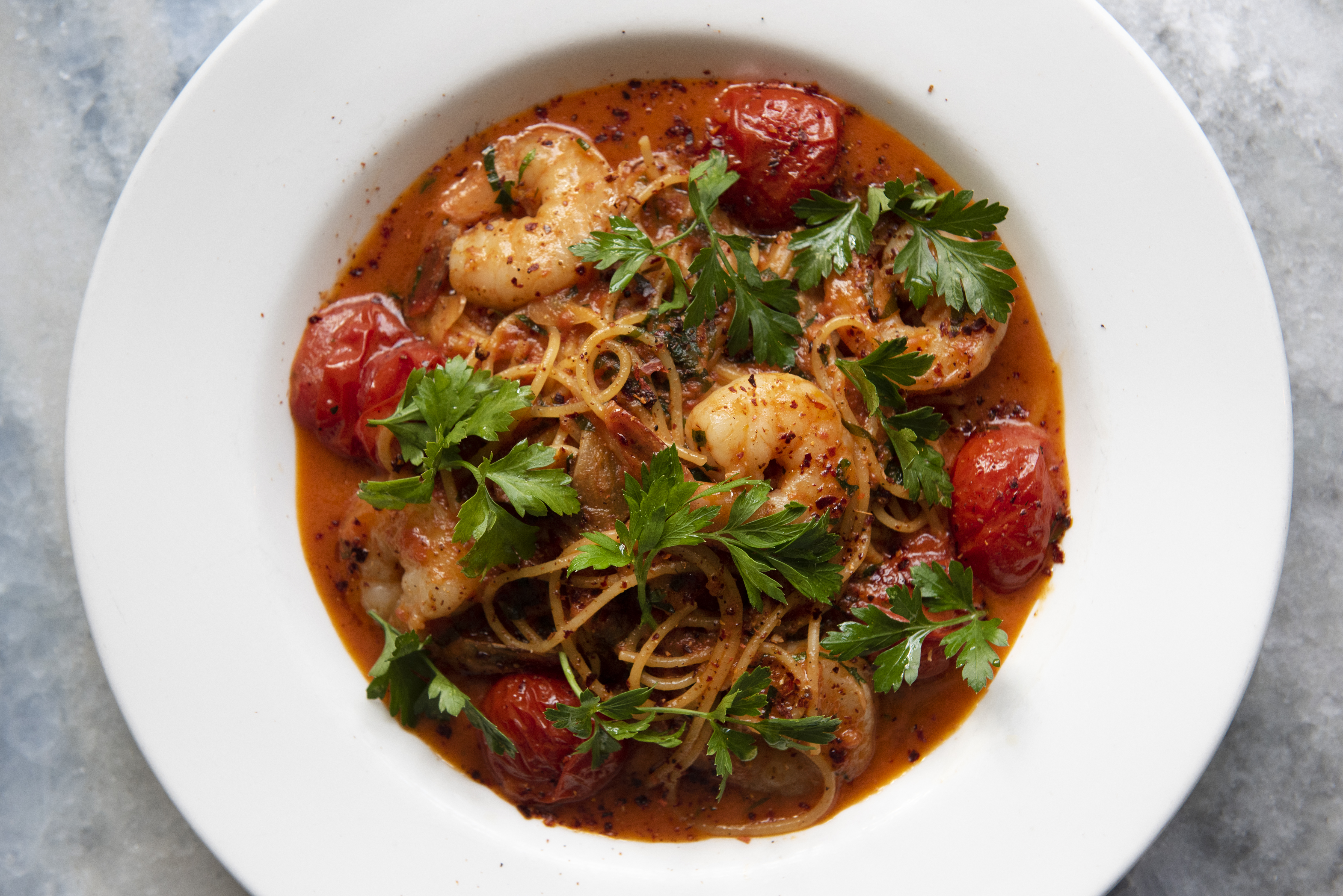 a bowl of food on a plate