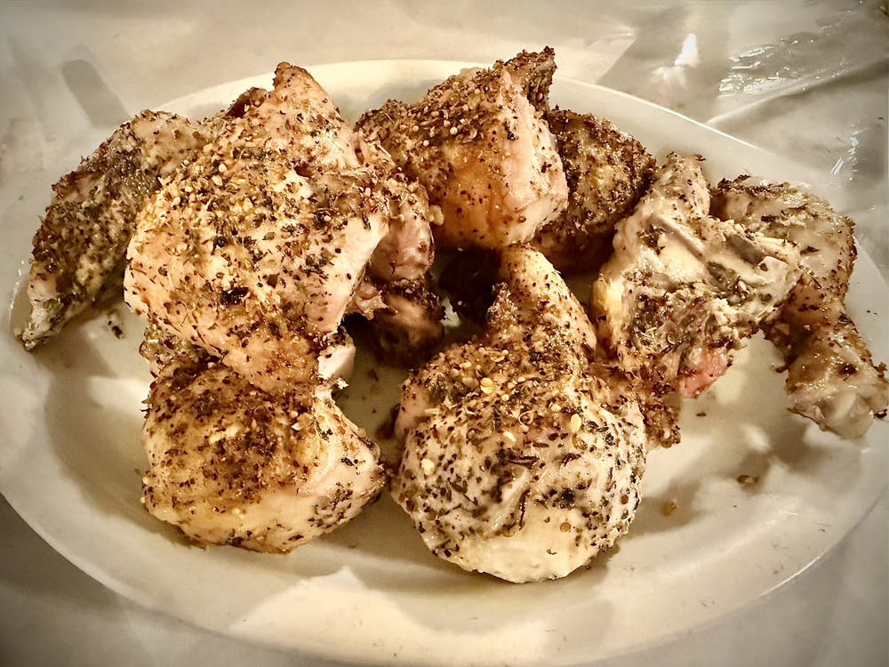 a piece of cake on a plate