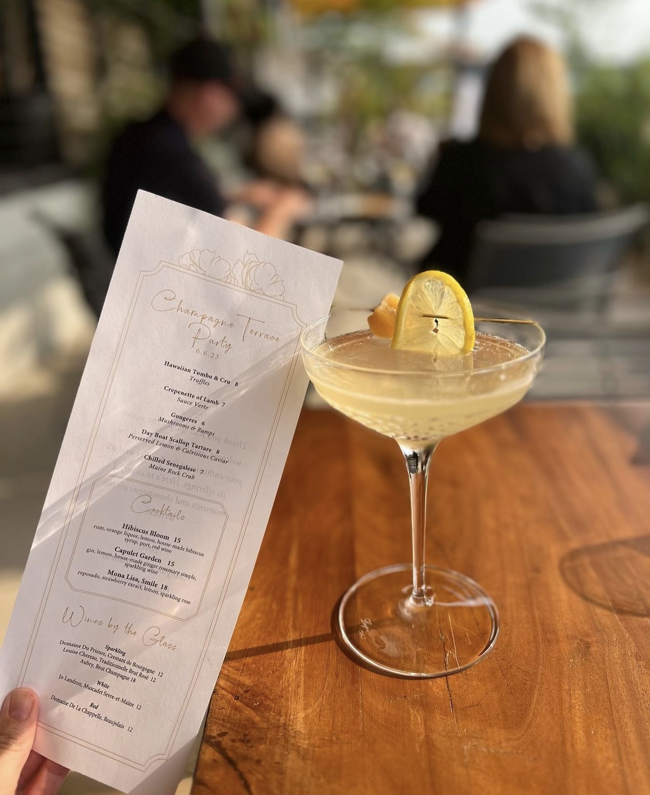 Champagne Terrace | East End Bistrot | French Restaurant in Raleigh, NC