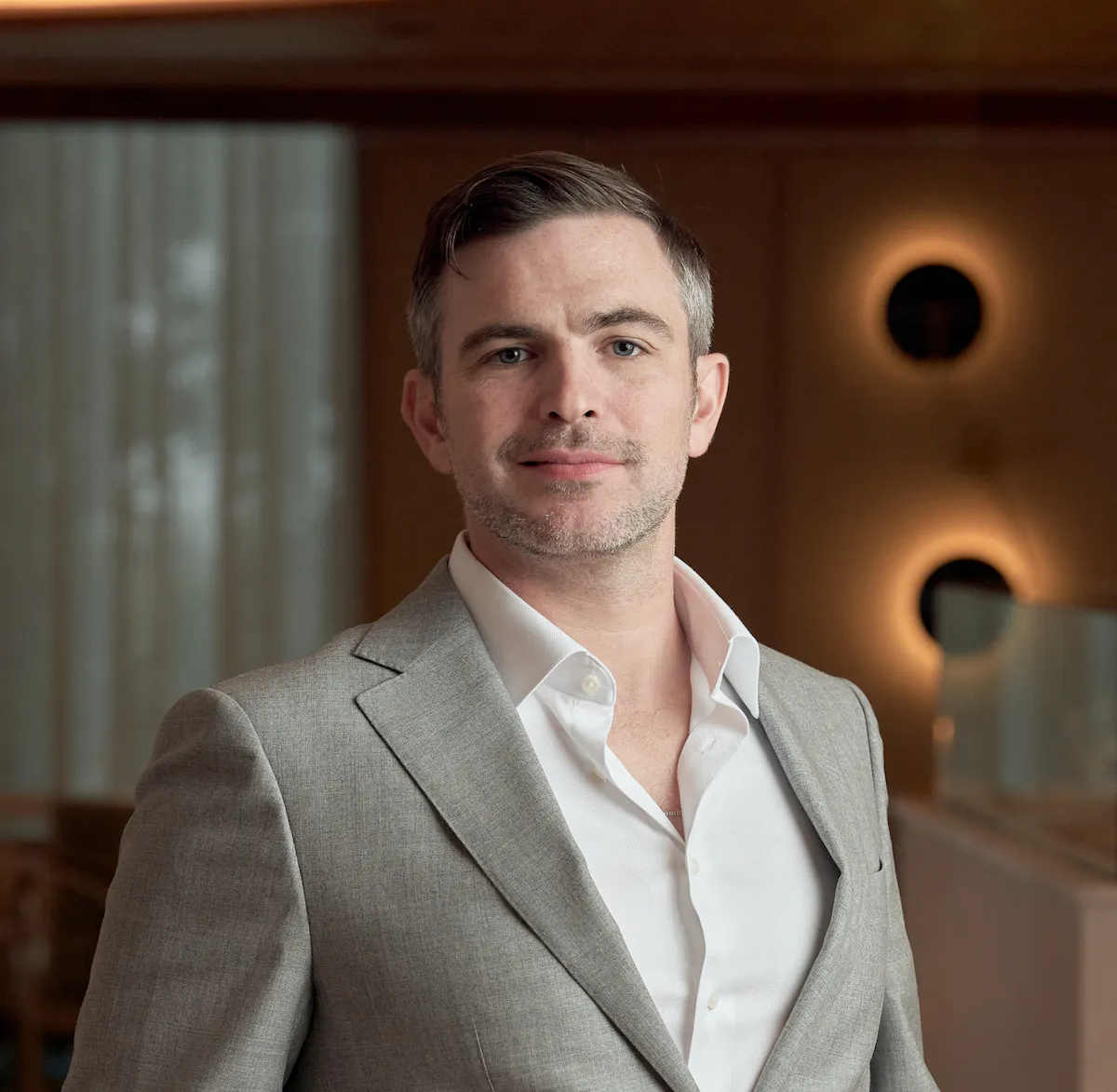 a person posing for a photo