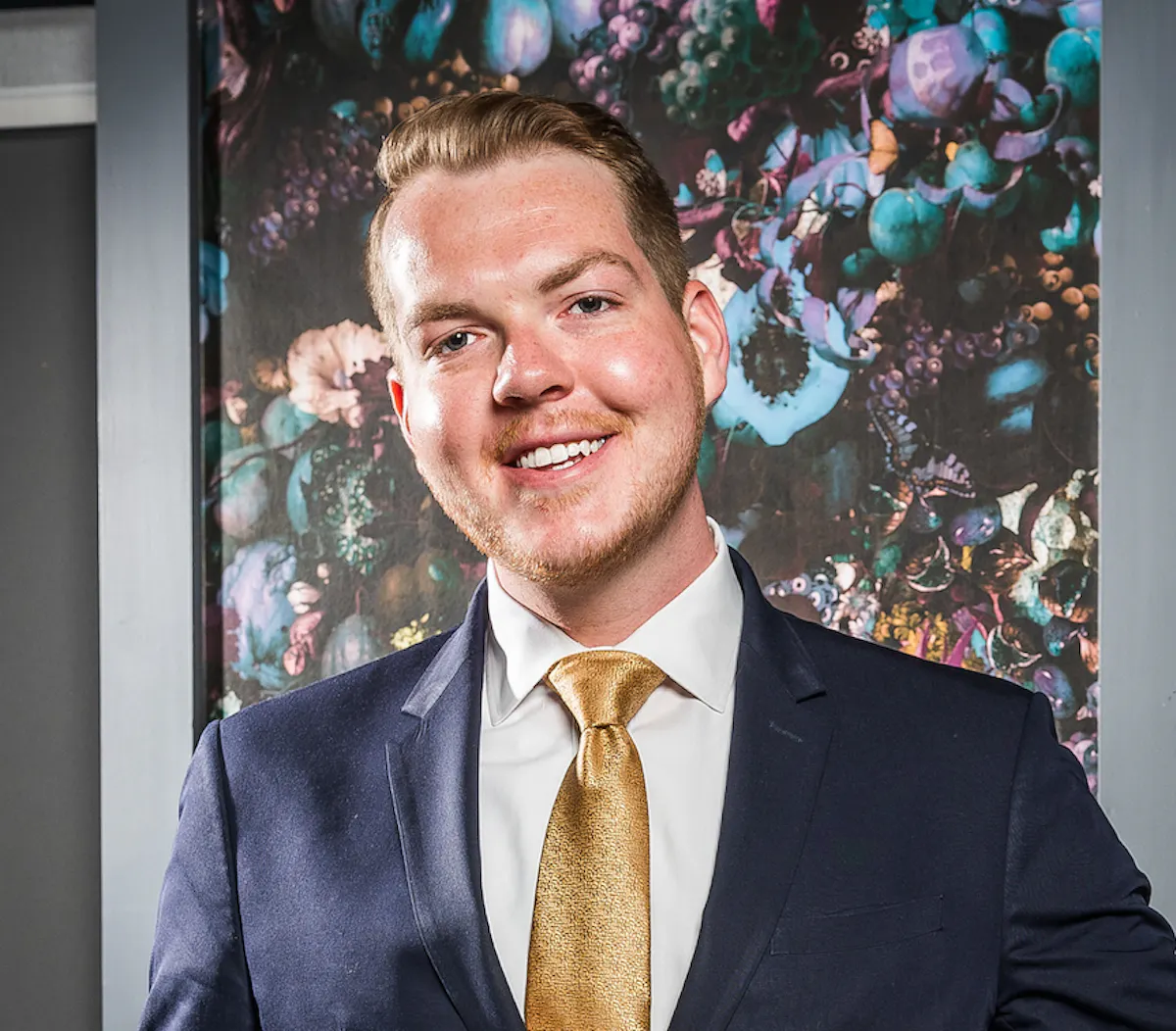 a person posing for a photo