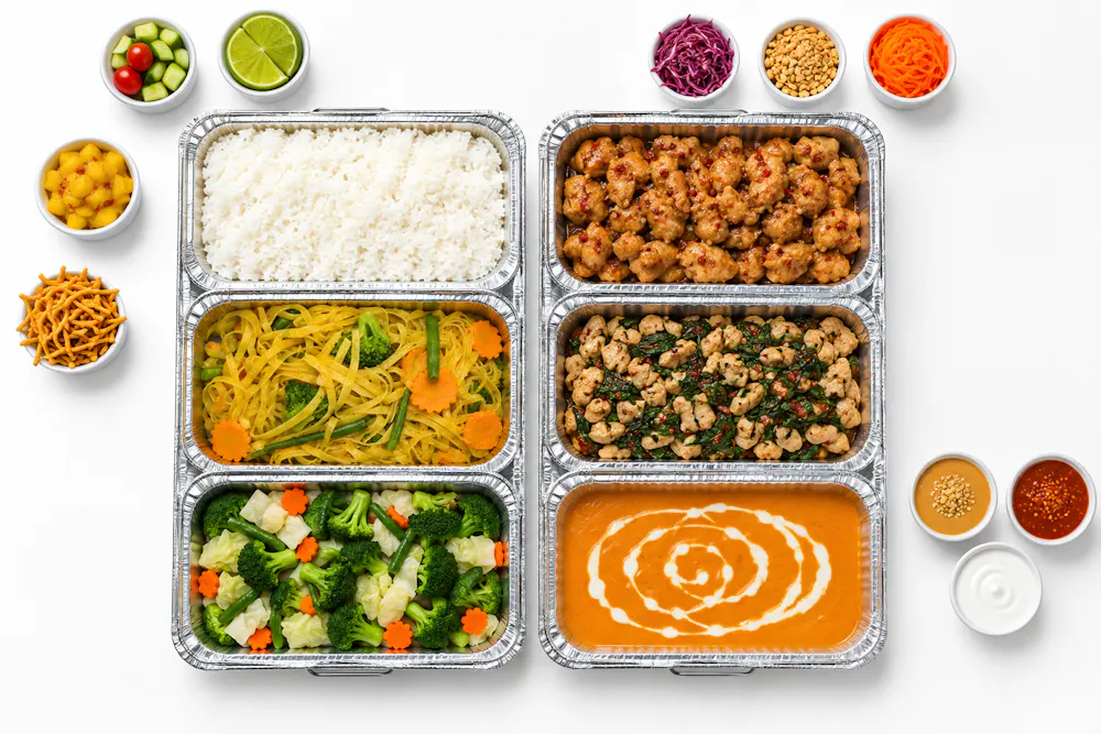 Build Your Own Thai Bar spread