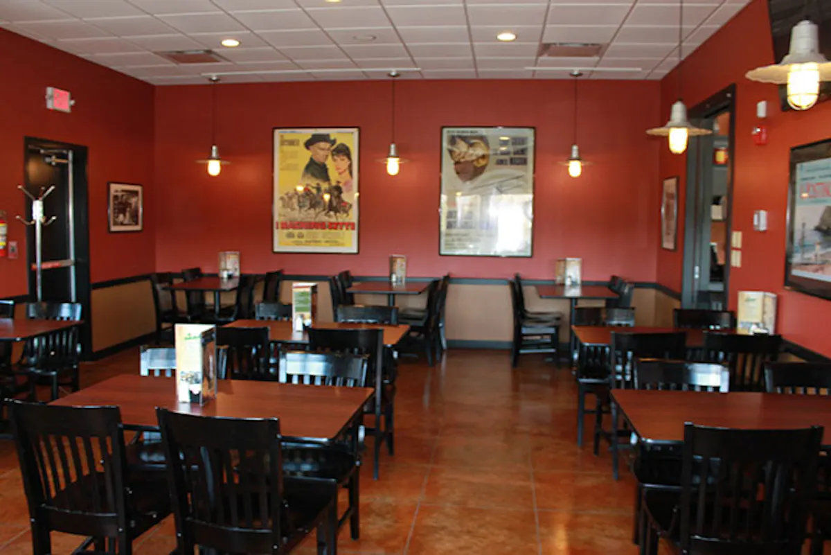 a dining room