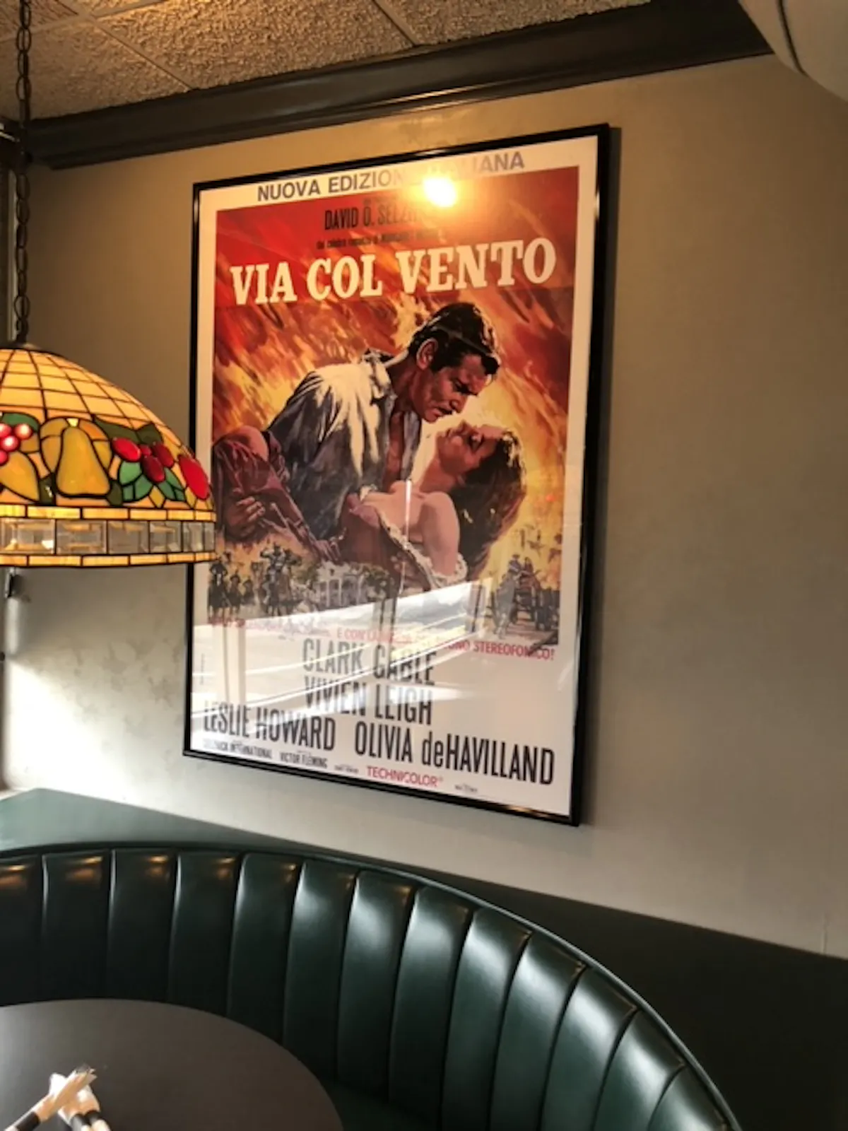 an image in the wall