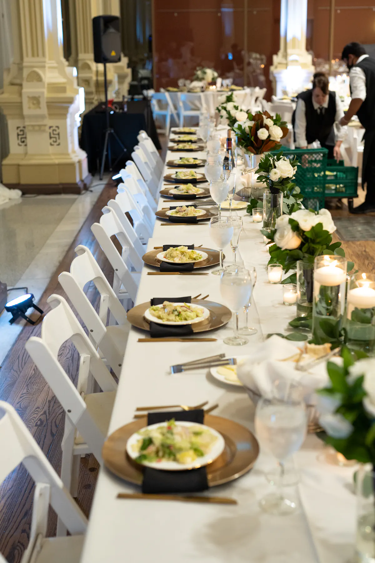a dining table