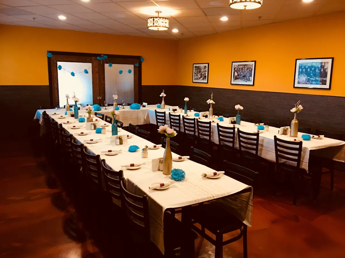 a dining room