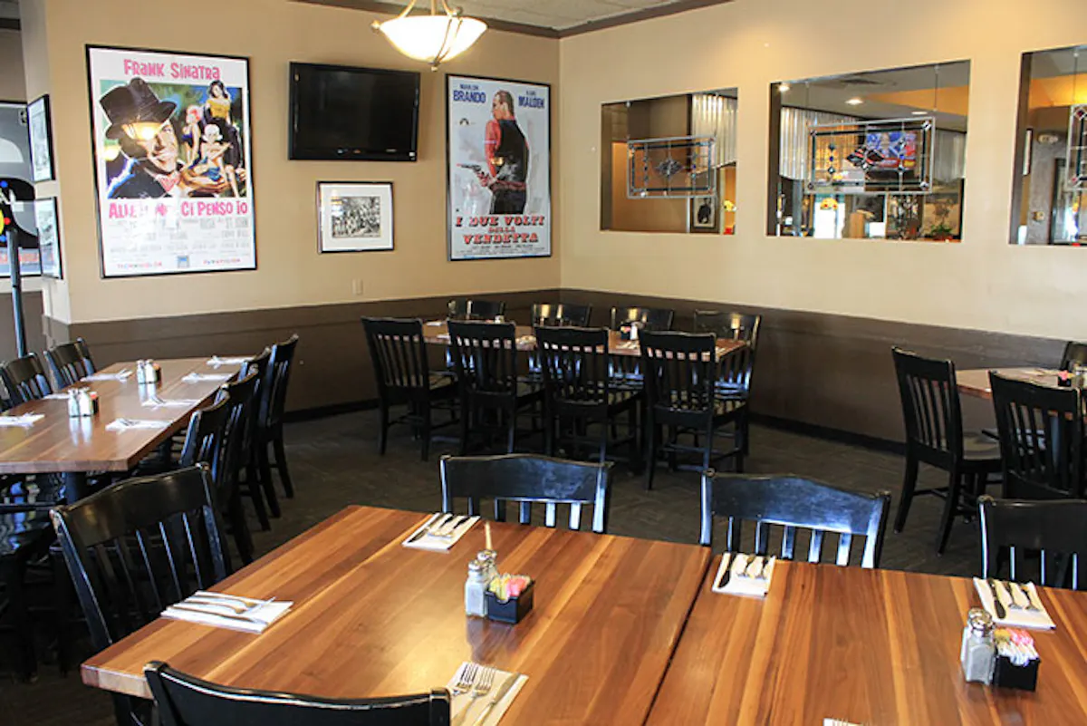 a dining room