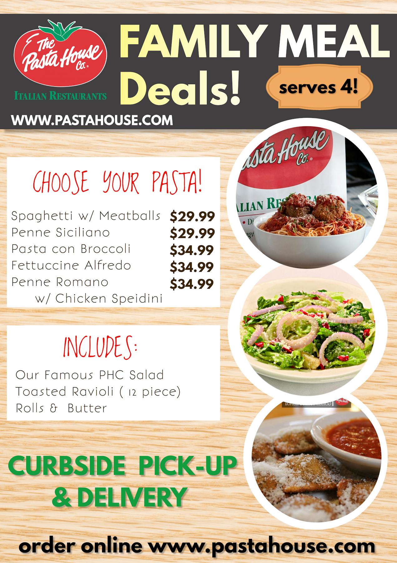 Specials The Pasta House Co Specials The Pasta House Co