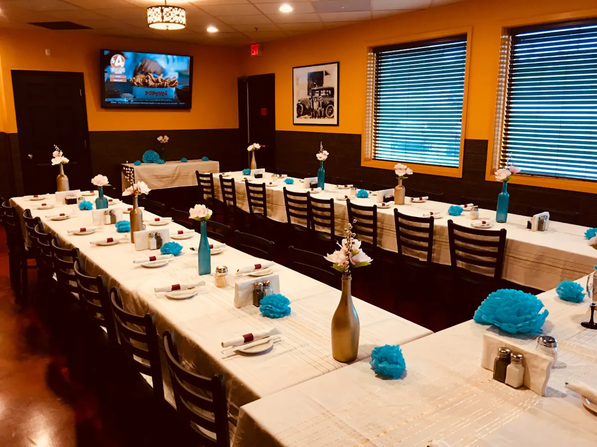 a dining room