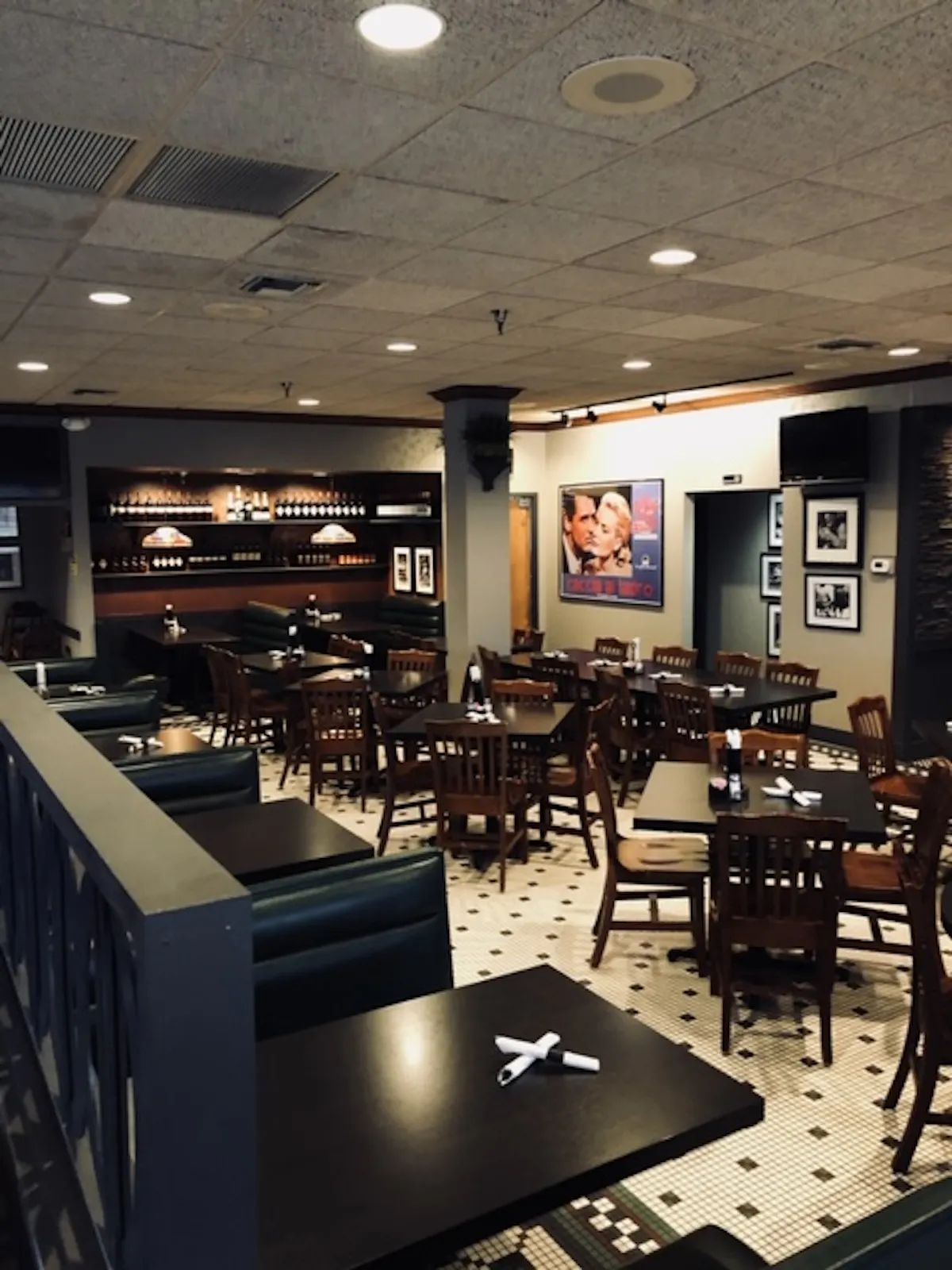 a dining area