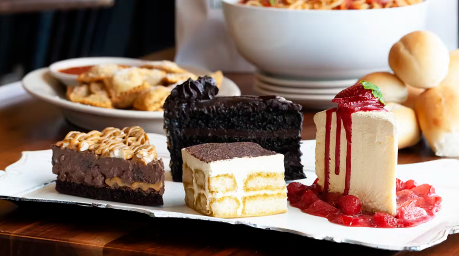 a slice of cake on a plate