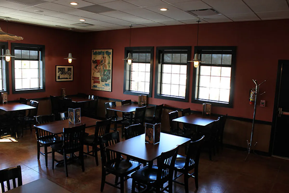 a dining room