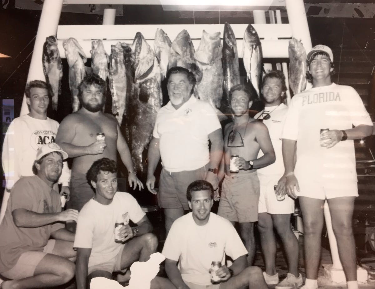 70s photo at walker's cay