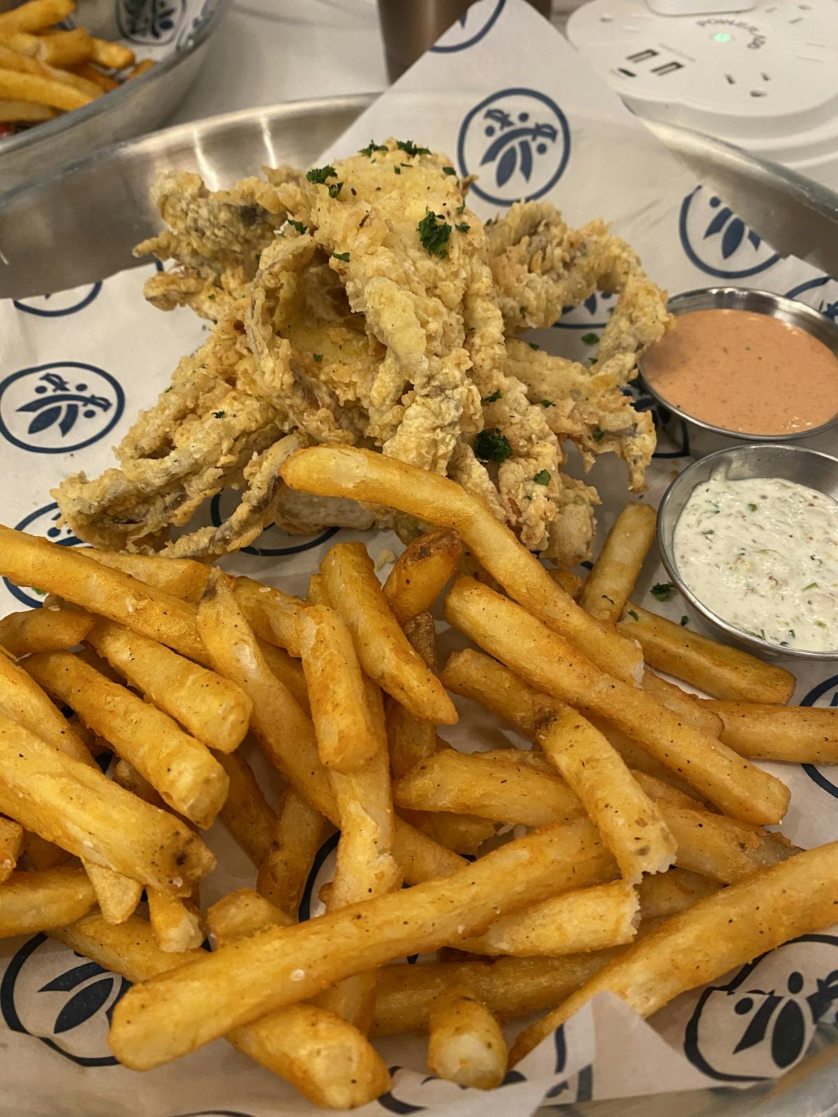 a pile of fries