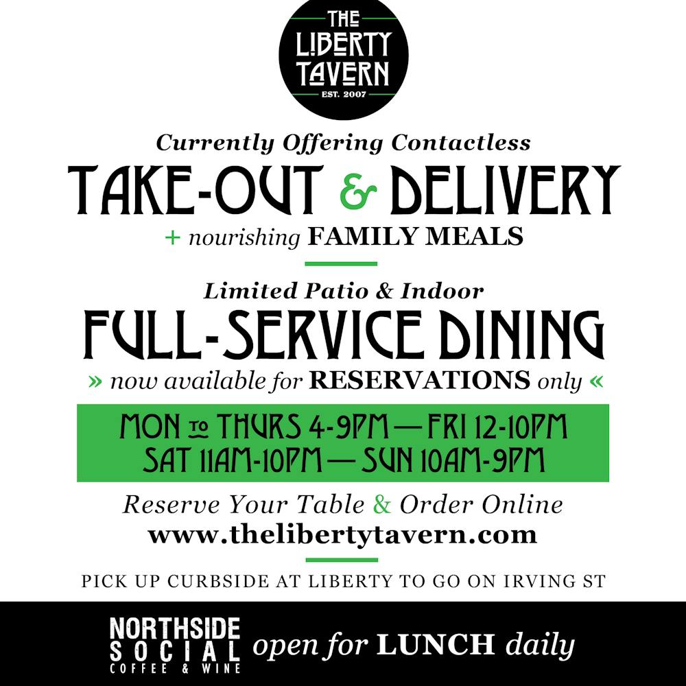Liberty Tavern Covid-19 Hours