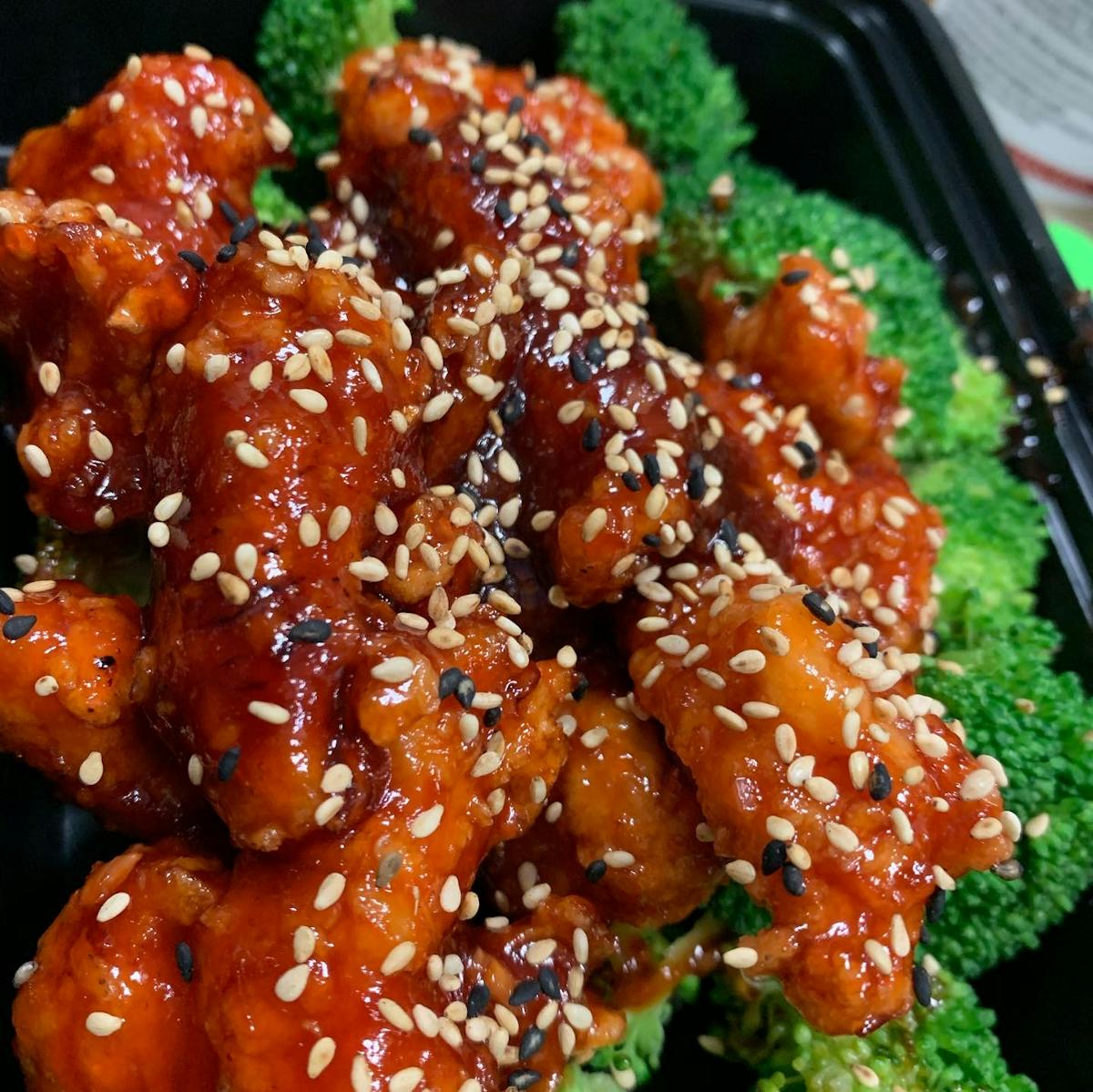 a plate of food