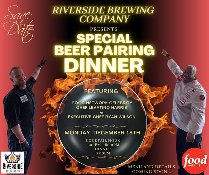 Beer Pairing Dinner Riverside Brewing Co.