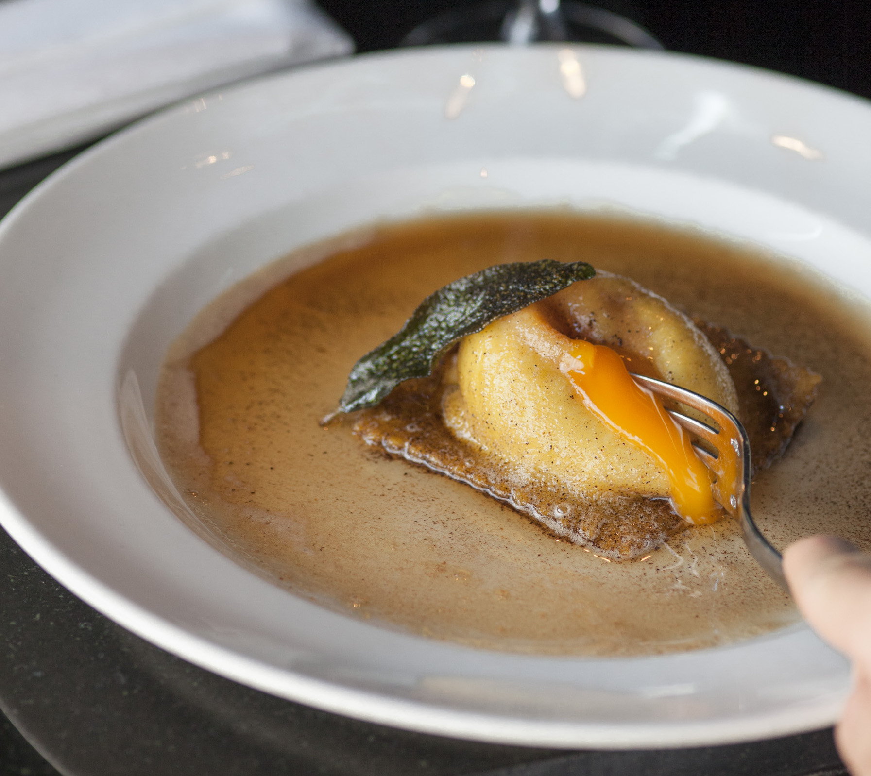 Ricotta & Egg Raviolo