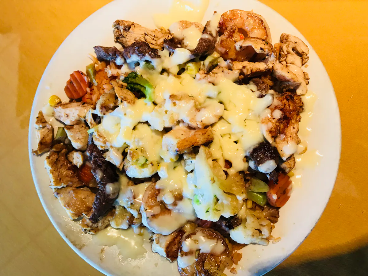a plate of food