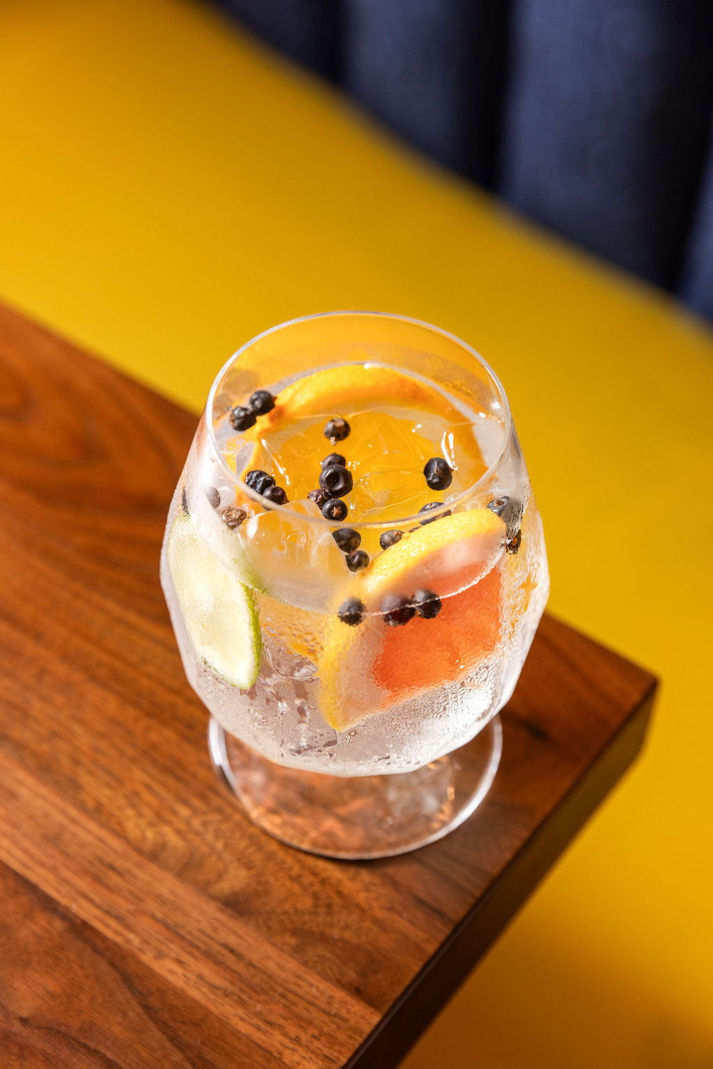 a close up to a drink