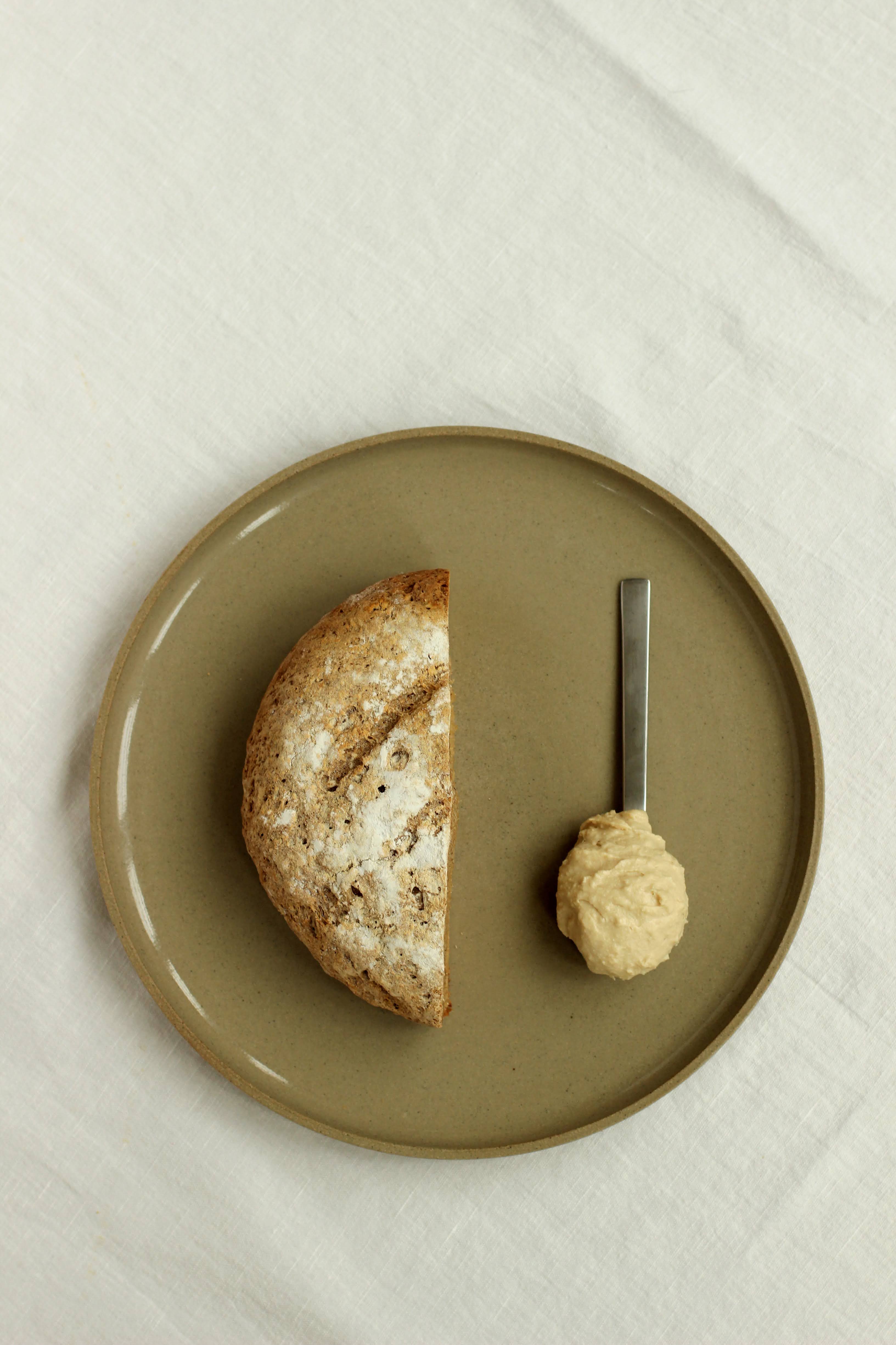 a plate with a fork and knife