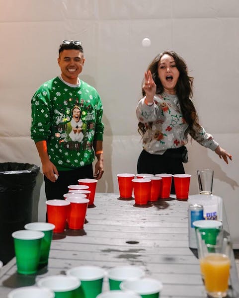 Winter Beer Pong League Graze Provisions + Libations Food