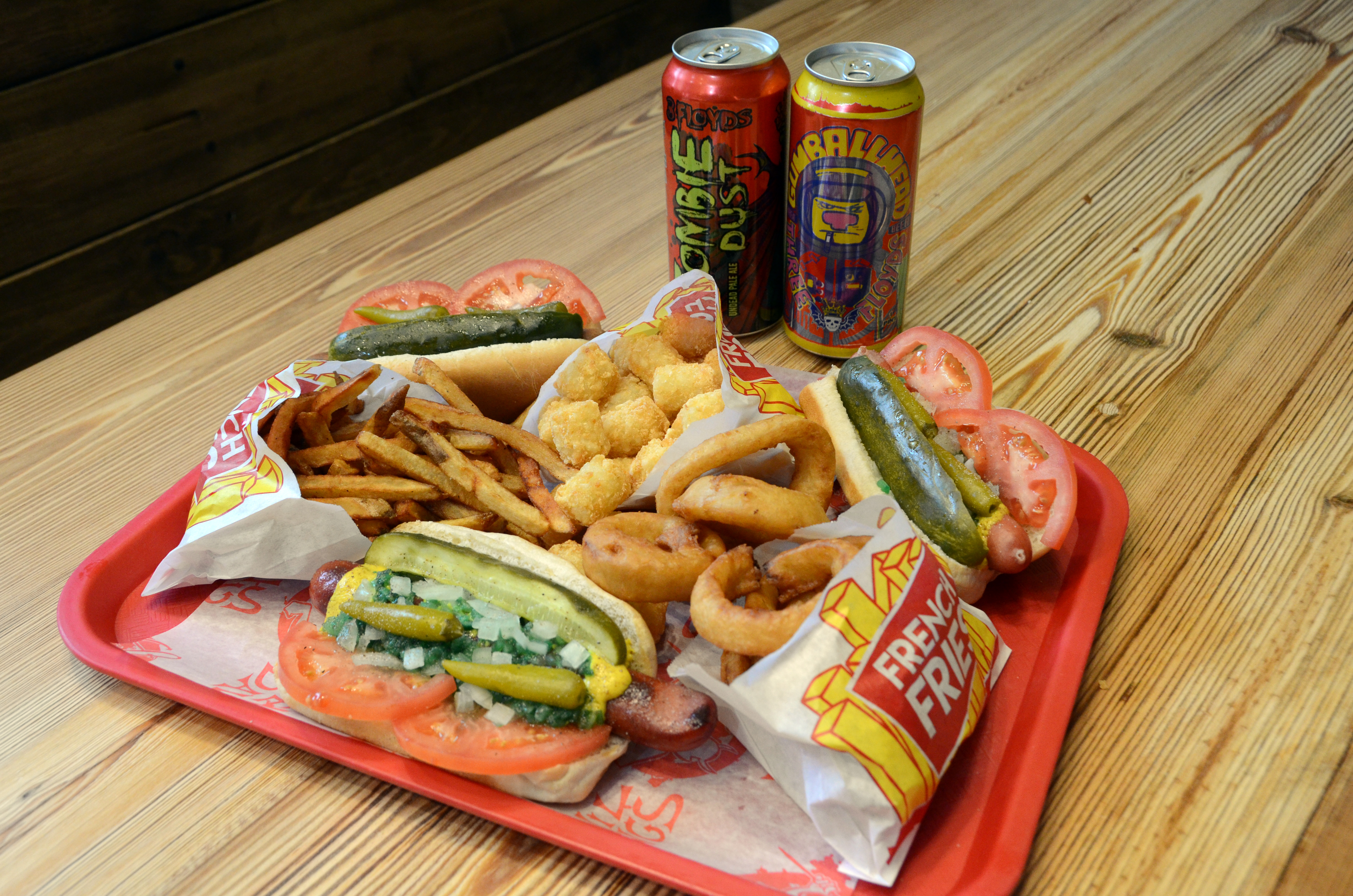 a sandwich sitting on top of a wooden table