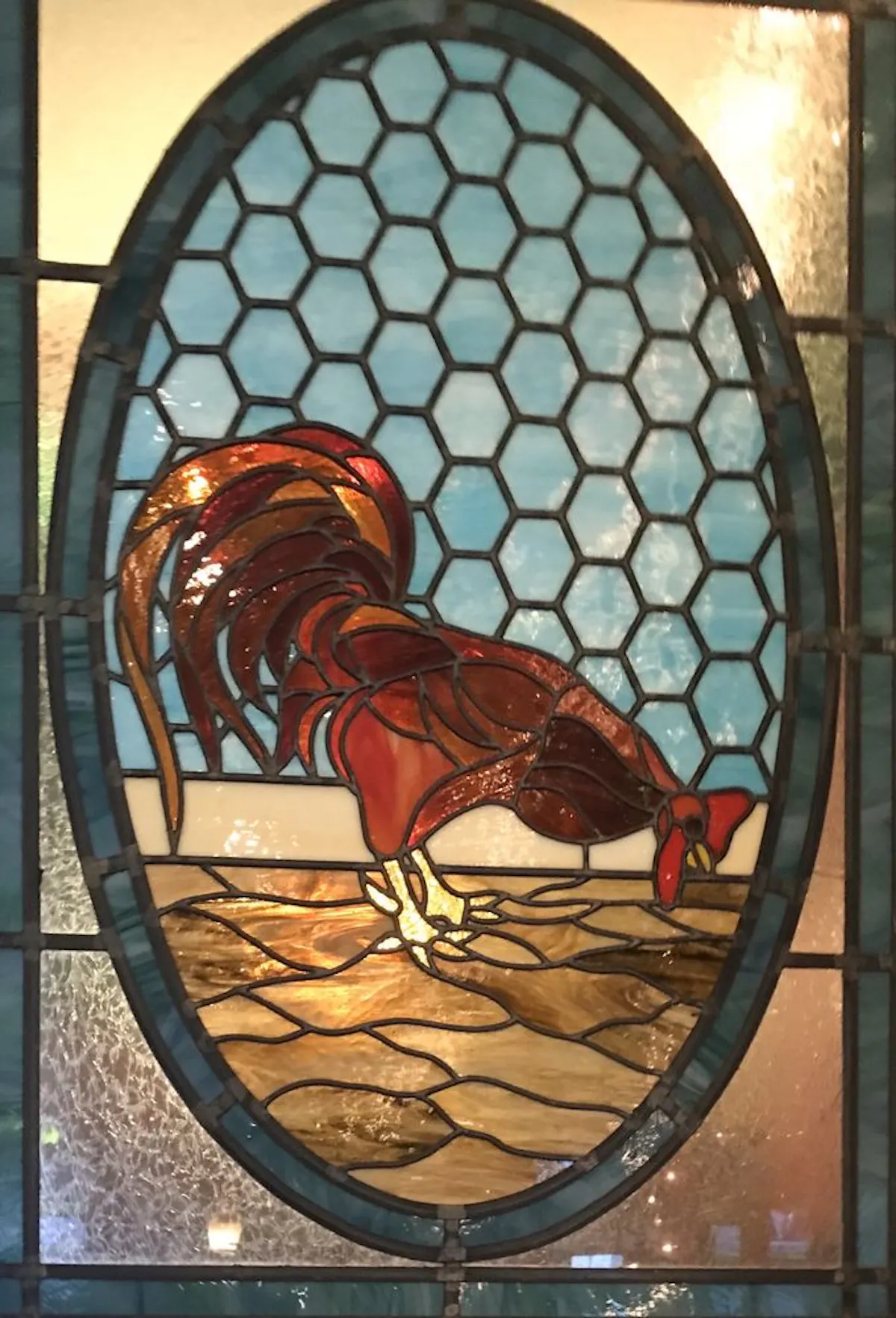 a close up of a window