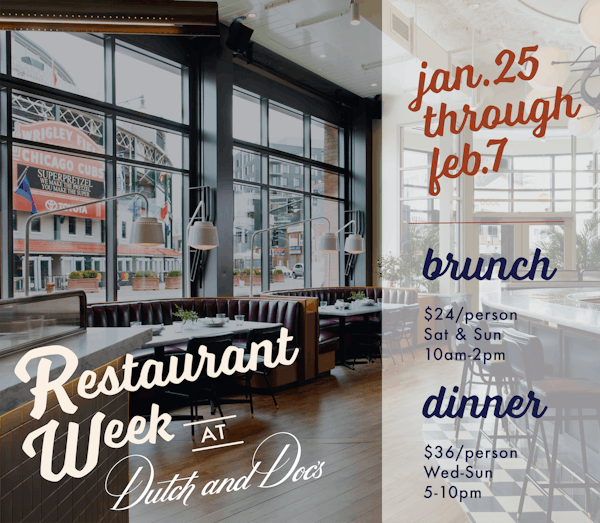 Chicago restaurant week menu at Boka Restaurant Group's Wrigleyville tavern