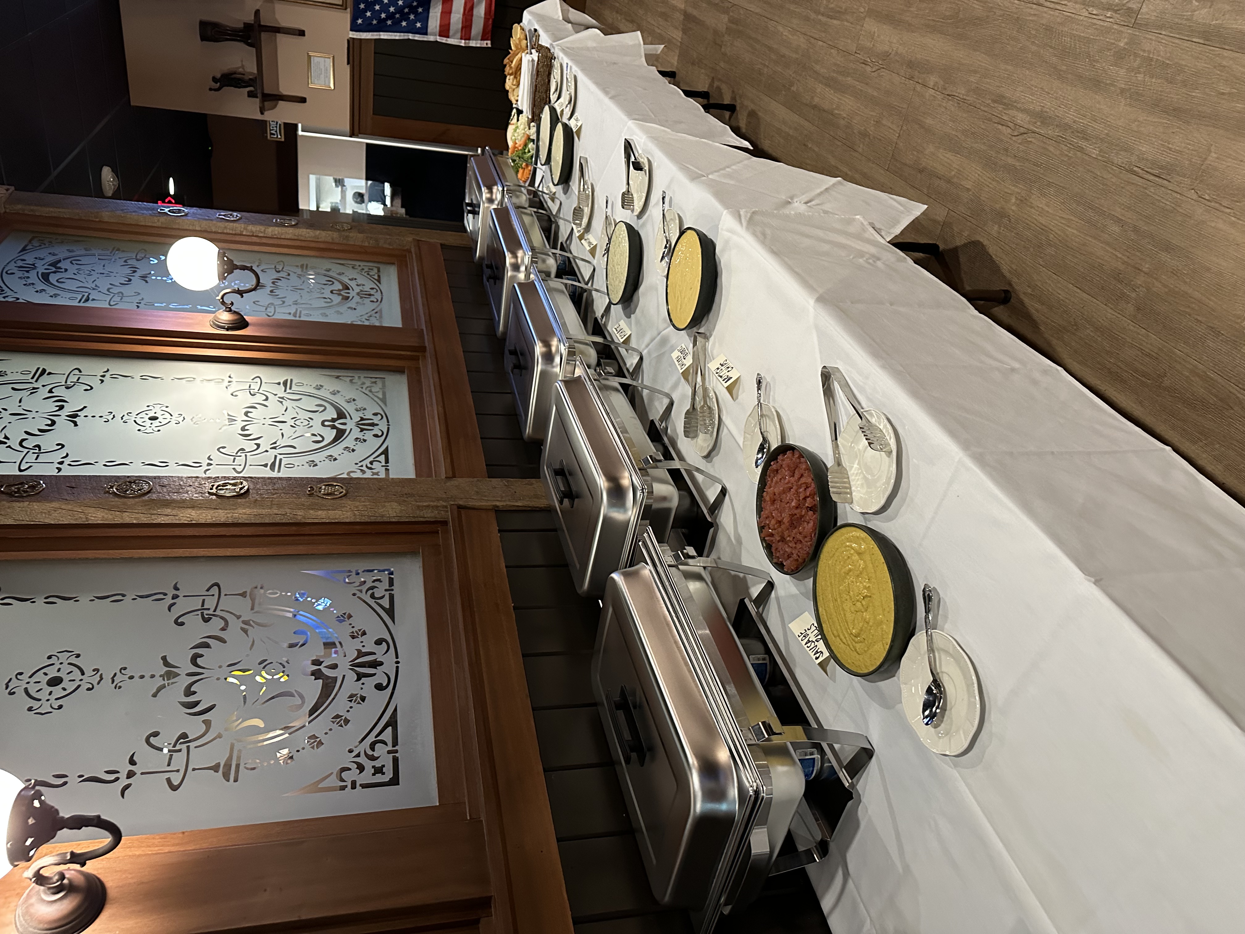 a glass display case