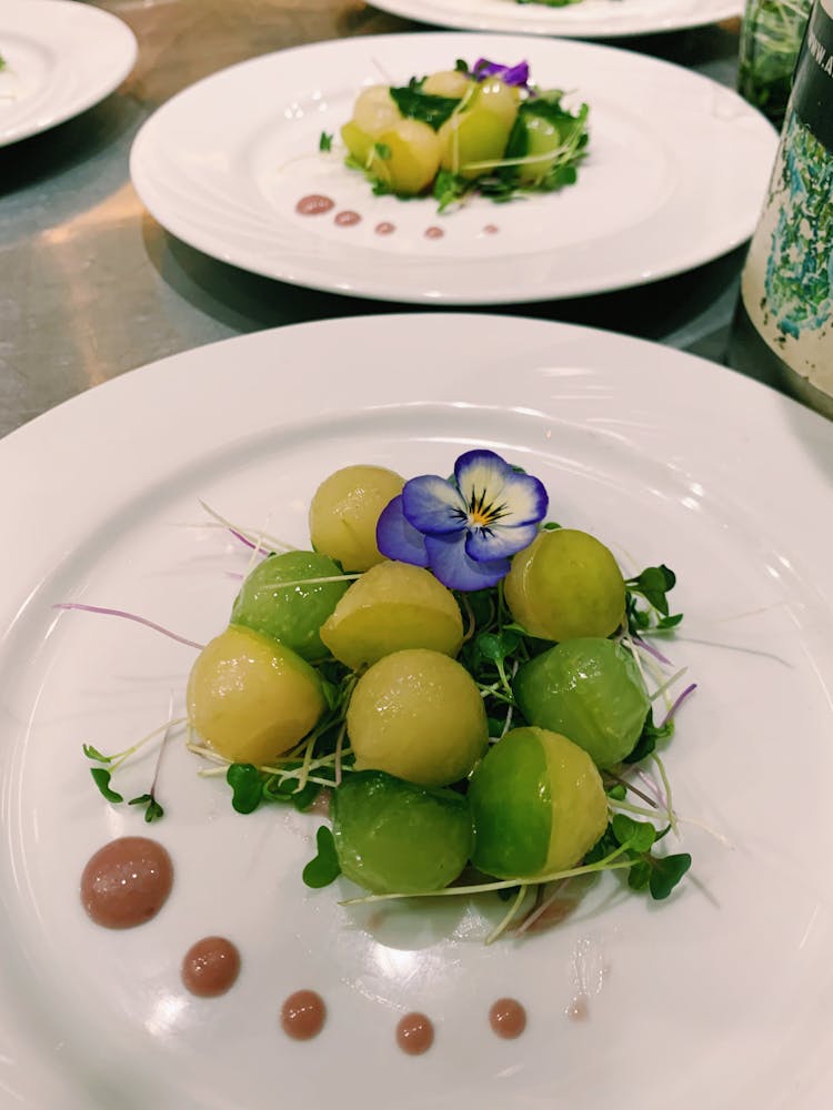 a plate of food on a table