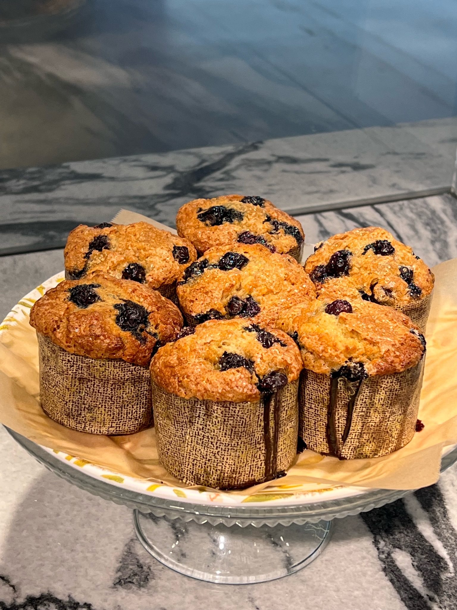 a doughnut sitting on top of a table